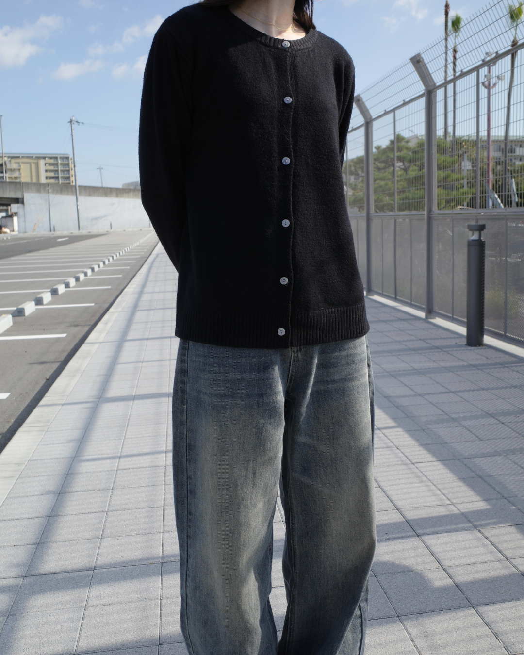 ウールニットカーディガン SR0009