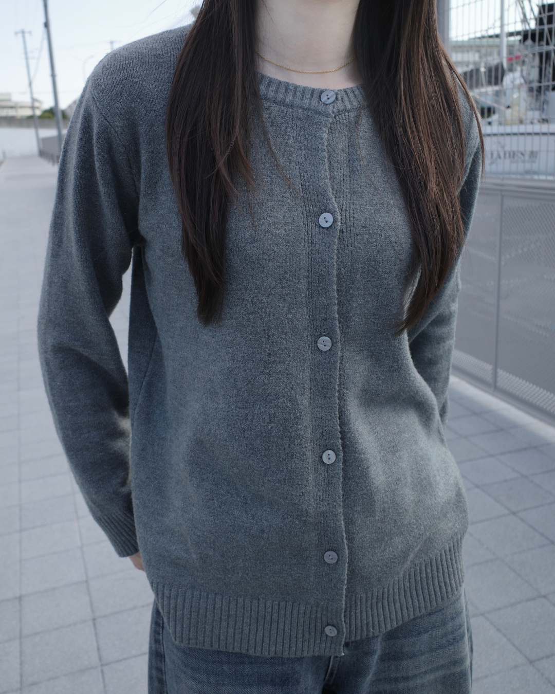ウールニットカーディガン SR0009
