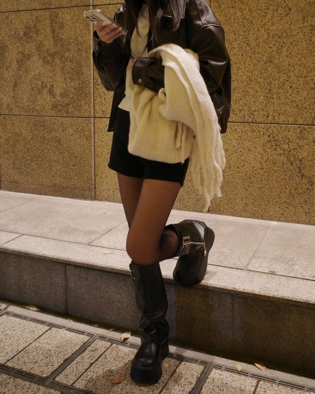 フリンジマフラー SR0031