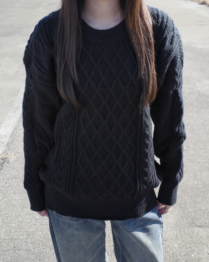 ケーブルニットプルオーバー SR0047