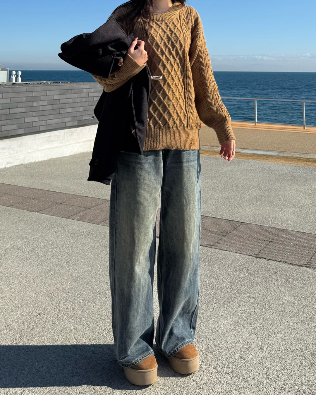 ケーブルニットプルオーバー SR0047