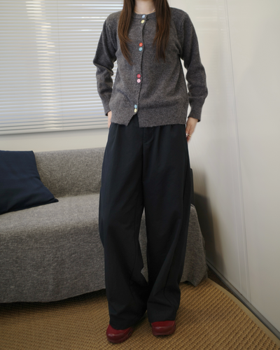 カジュアルワイドレッグパンツ SR0080