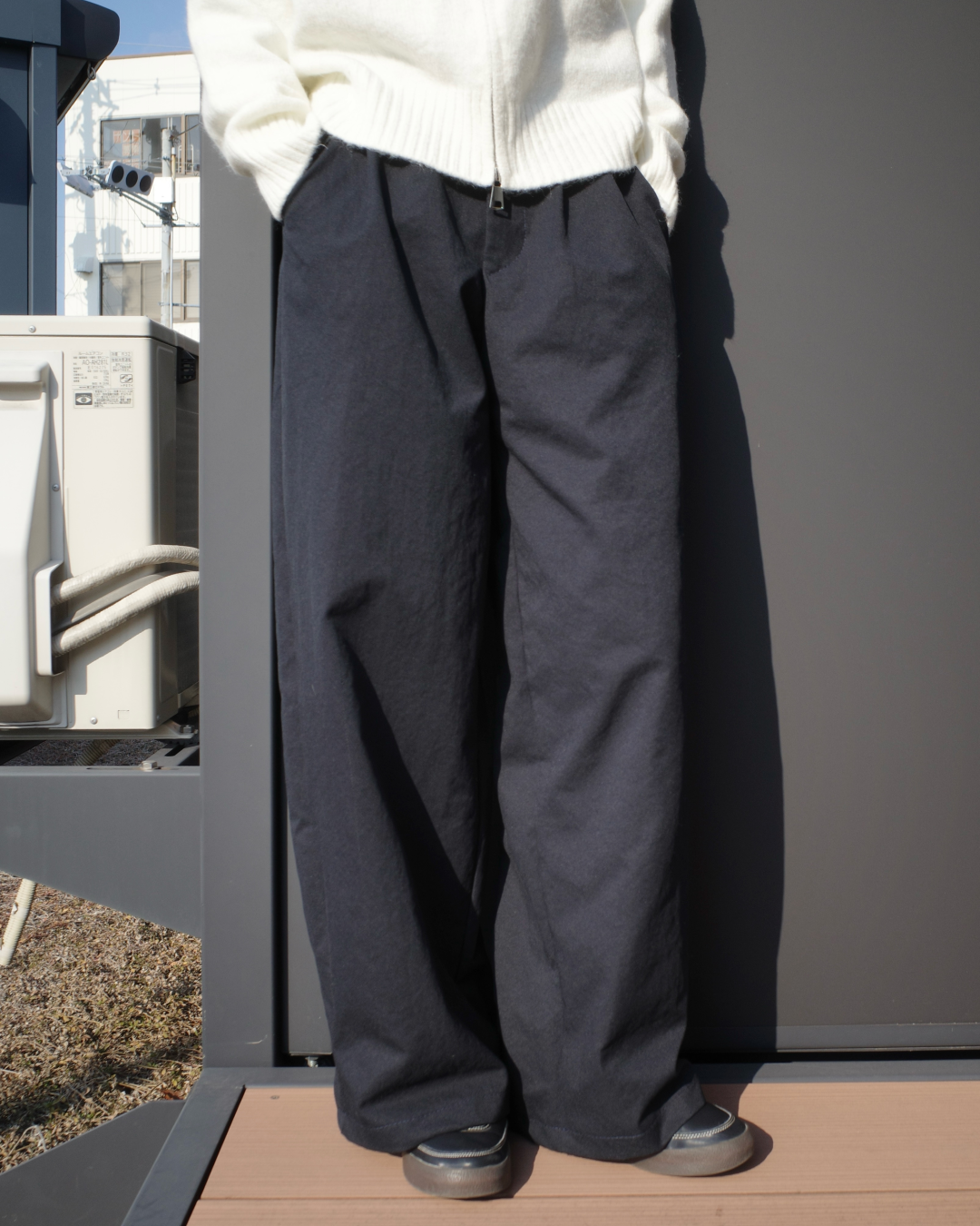 カジュアルワイドレッグパンツ SR0080
