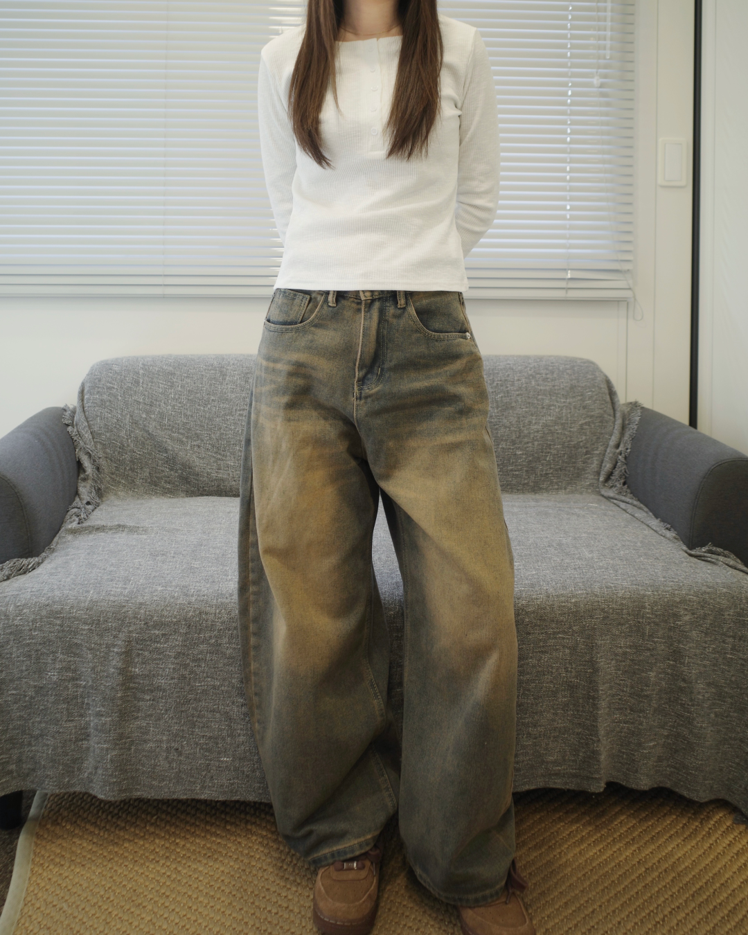 バルーンシルエットヴィンテージデニム SR0089