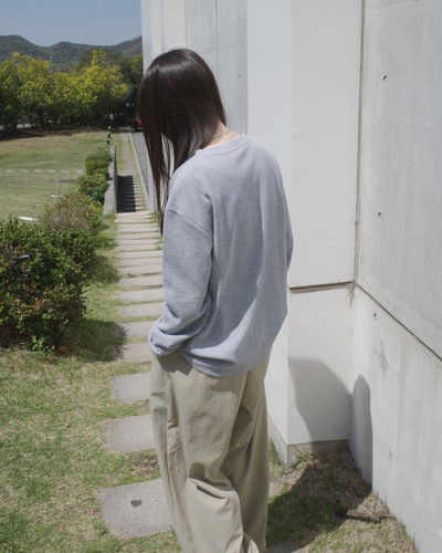 ハイグレードワッフルルーズ長袖TシャツT SR0141