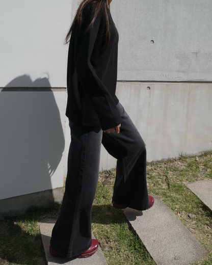 ハイグレードワッフルルーズ長袖TシャツT SR0141