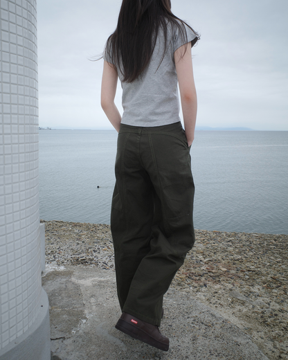 フロントシームワイドワークパンツ SR0260