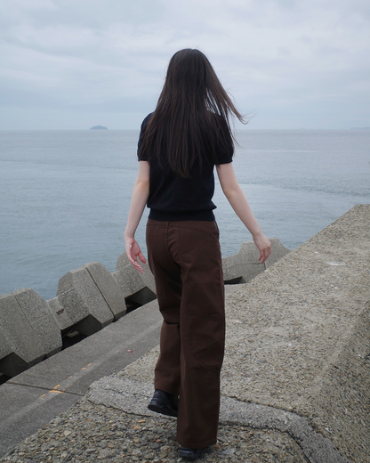 フロントシームワイドワークパンツ SR0260
