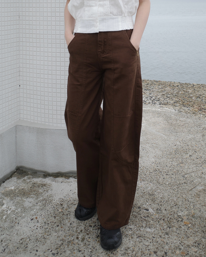 フロントシームワイドワークパンツ SR0260