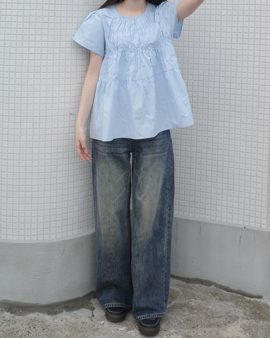 シャーリングカラーシャツ SR0268