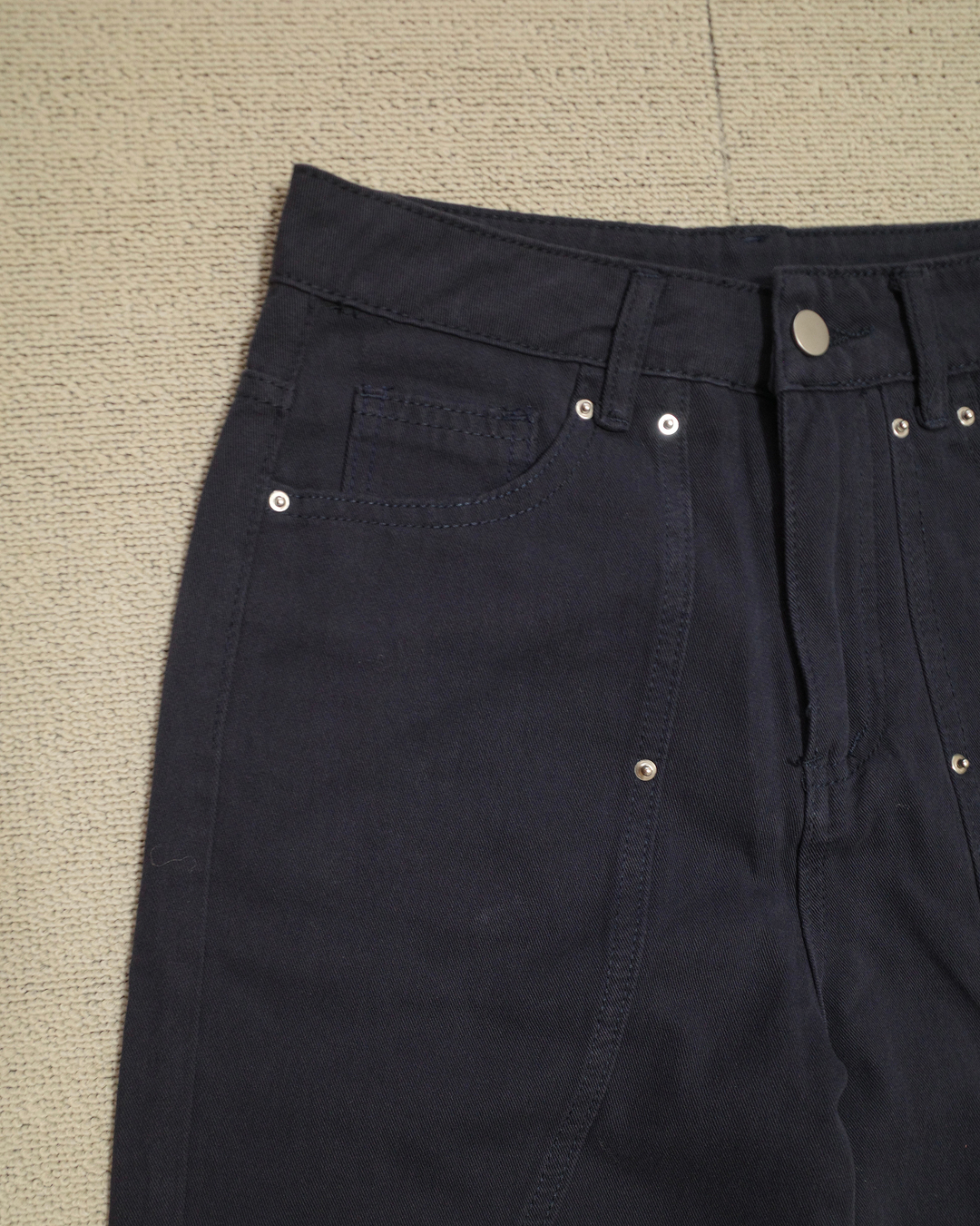 リベットデザインワイドパンツ SR0321