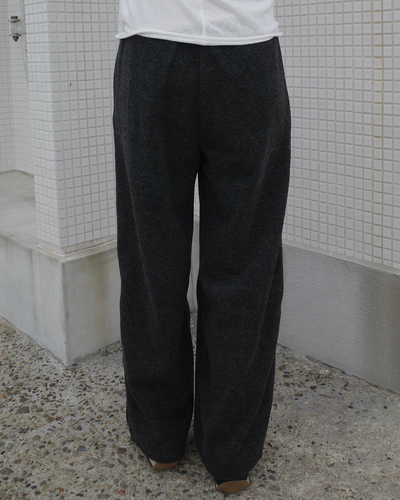 タックデザインフリースワイドパンツ SR0324