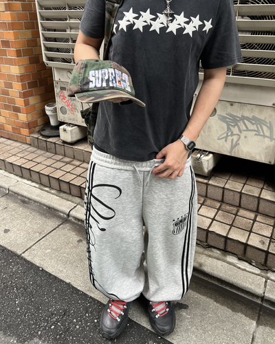 プリントドローストリングシマースウェットパンツ SS0008