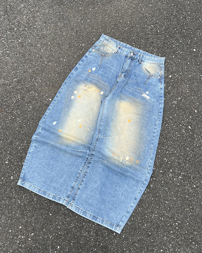 リッピングワイドデニム SS0037