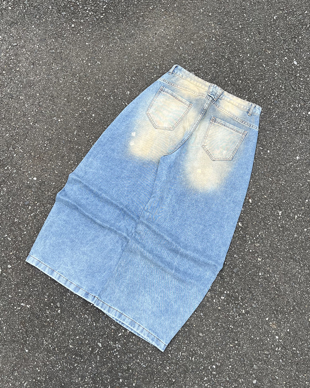 リッピングワイドデニム SS0037