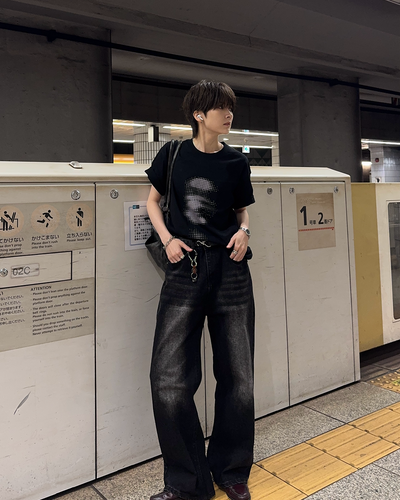 ヴィンテージライクストレートデニムSY0023