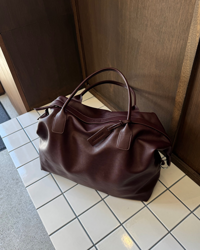 フェイクレザー2wayボストンバッグ SY0069
