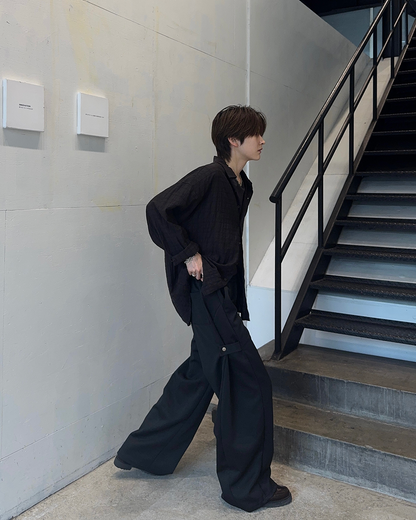 ストラップデザインバルーンスウェットパンツ SY0077
