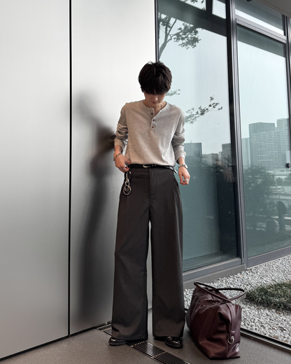 タックストレートスラックス SY0081