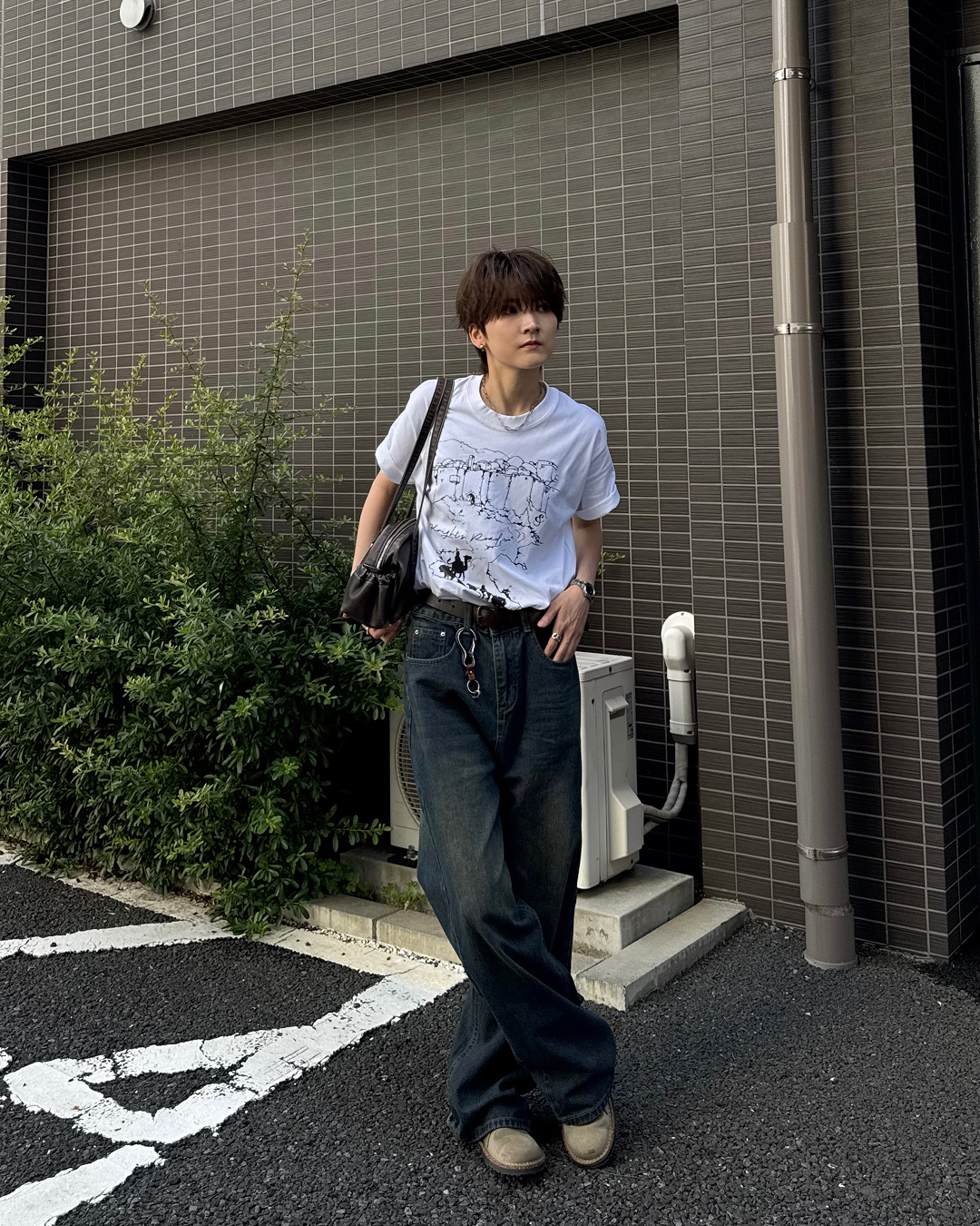 グラフィックスケッチTシャツ SY0094