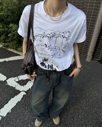 グラフィックスケッチTシャツ SY0094