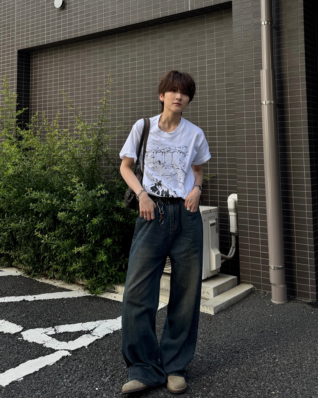 グラフィックスケッチTシャツ SY0094