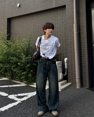 グラフィックスケッチTシャツ SY0094