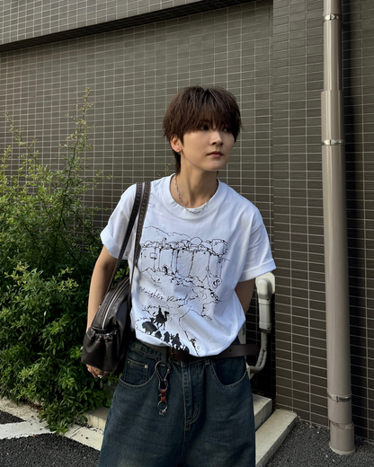 グラフィックスケッチTシャツ SY0094