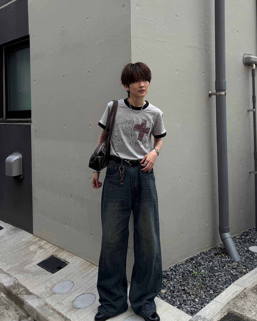 ヴィンテージクロスリンガーTシャツ SY0095