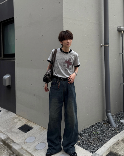 ヴィンテージクロスリンガーTシャツ SY0095