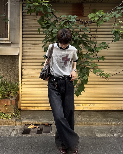 ヴィンテージクロスリンガーTシャツ SY0095