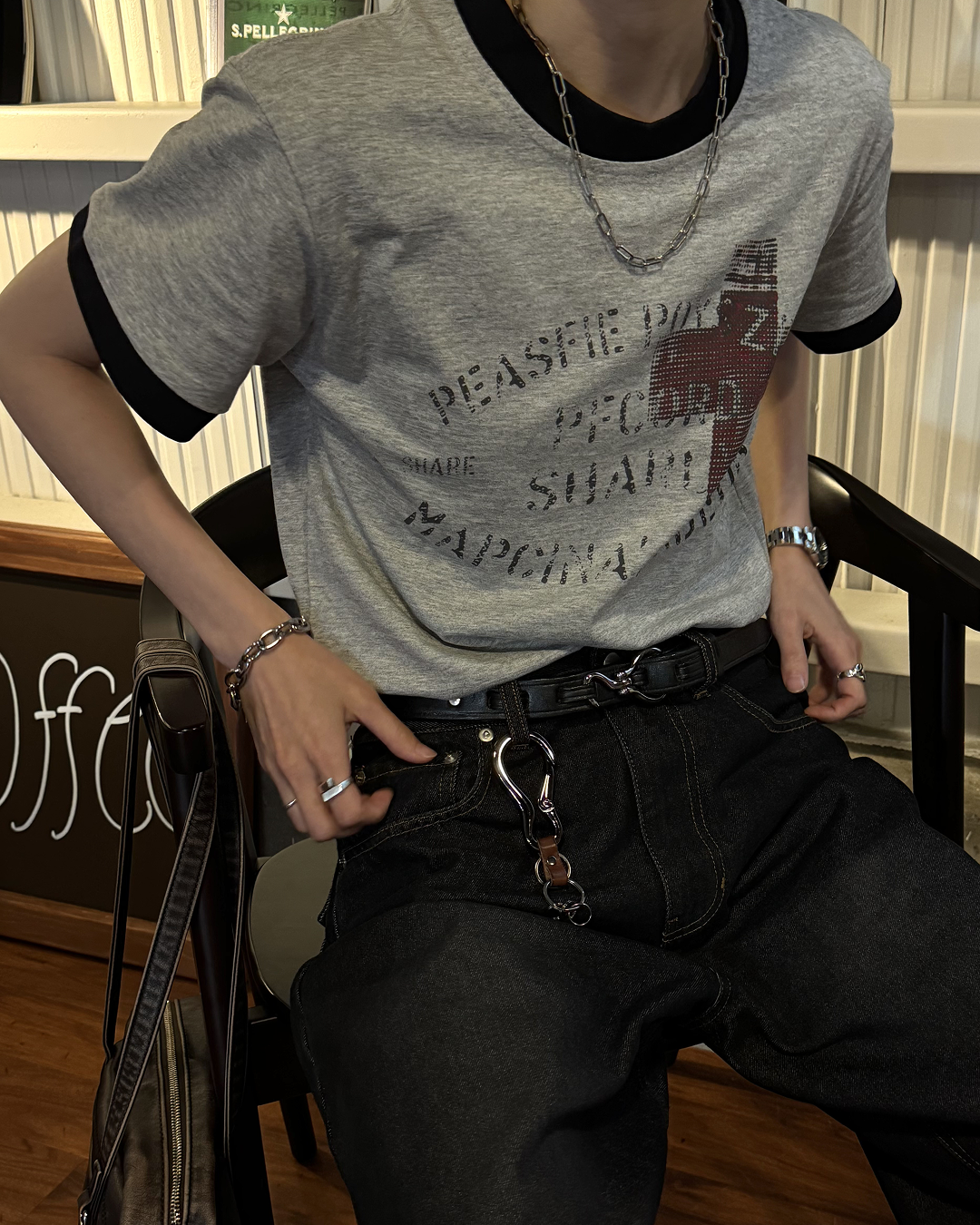 ヴィンテージクロスリンガーTシャツ SY0095