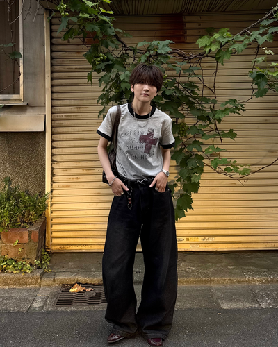 ヴィンテージクロスリンガーTシャツ SY0095