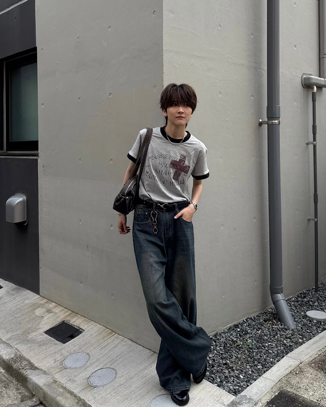 ヴィンテージクロスリンガーTシャツ SY0095
