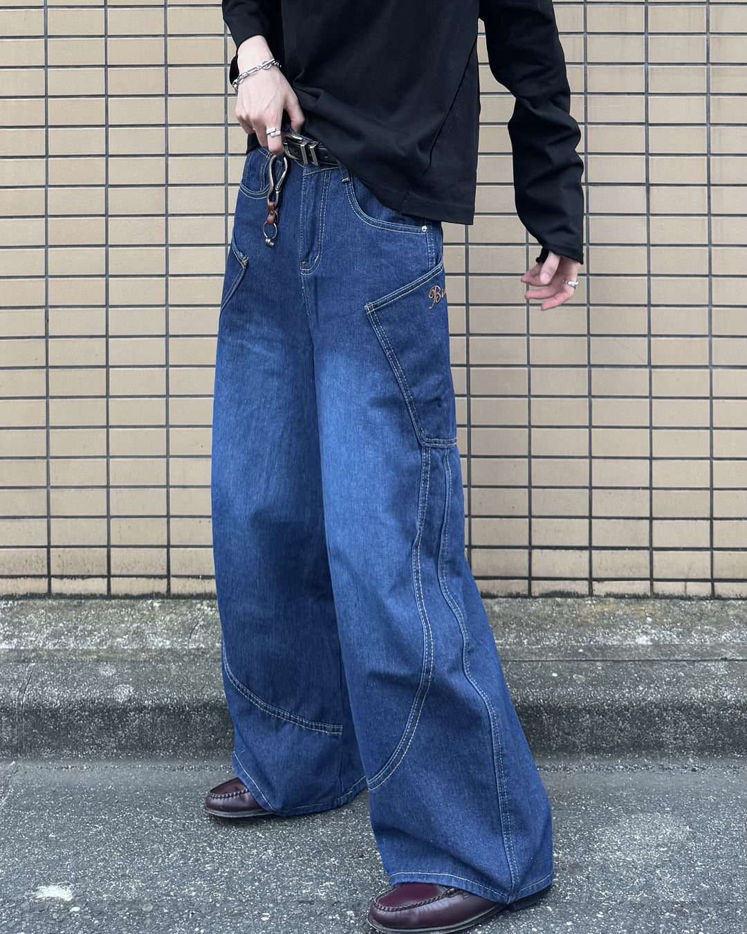ステッチバルーンデニム SY0113
