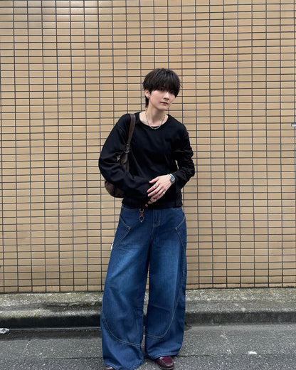 ステッチバルーンデニム SY0113