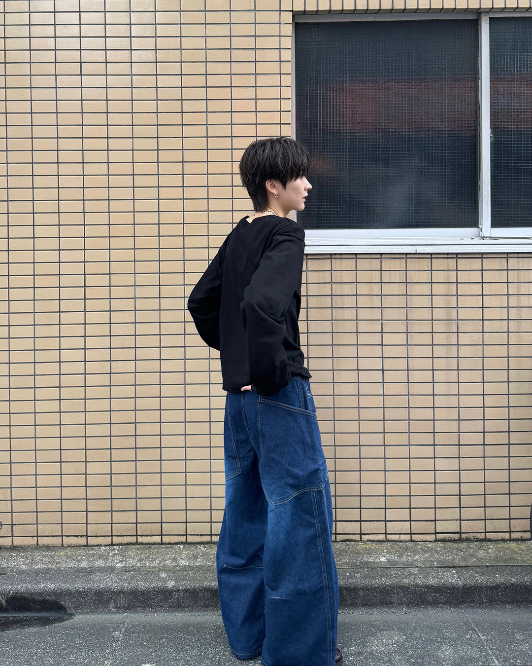 ステッチバルーンデニム SY0113