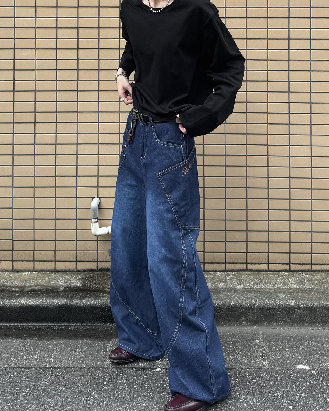 ステッチバルーンデニム SY0113