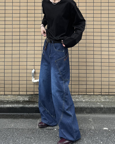 ステッチバルーンデニム SY0113