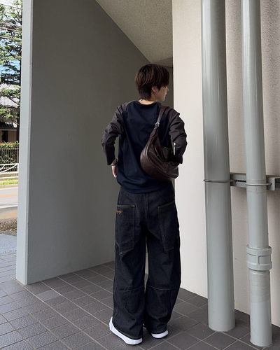 カレッジロゴプリントラグランロンT SY0137