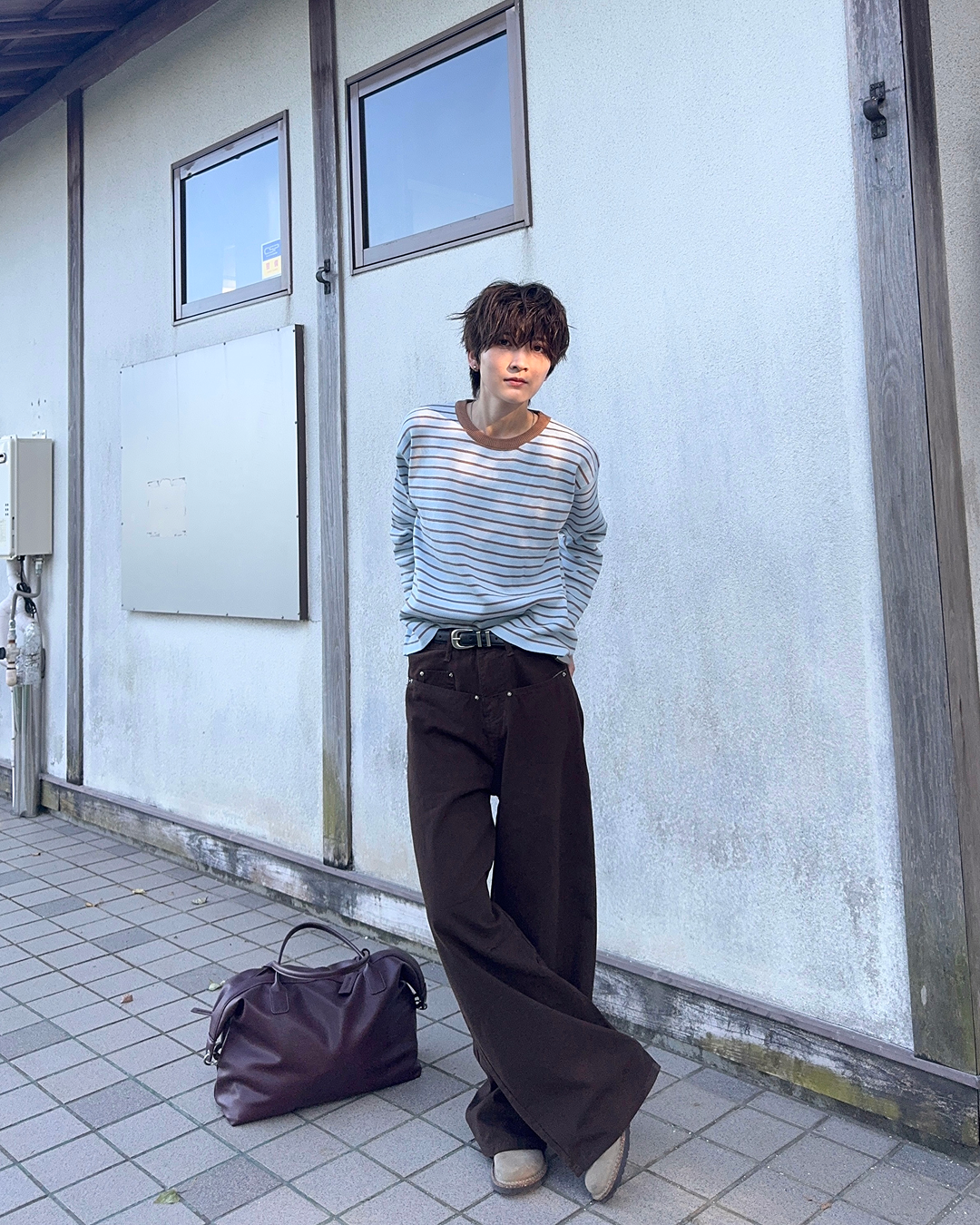 ボーダーニットロンT SY0138