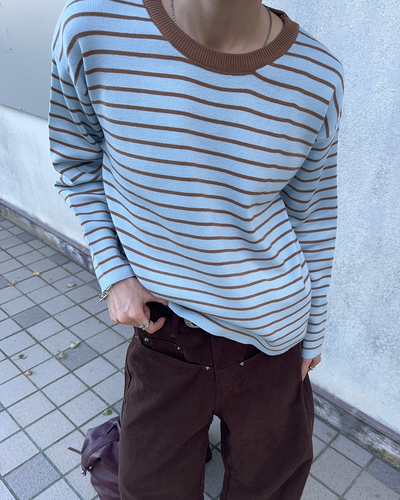 ボーダーニットロンT SY0138
