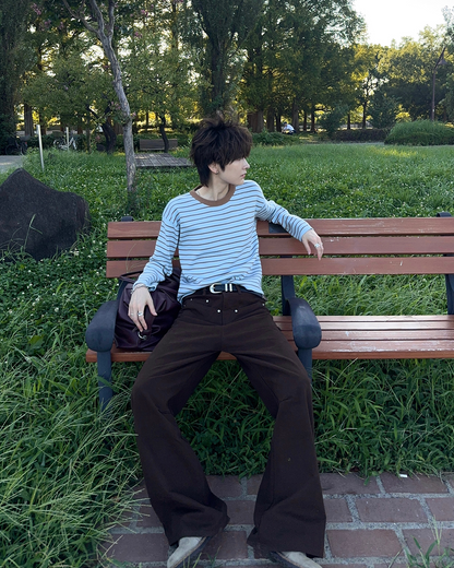 ボーダーニットロンT SY0138