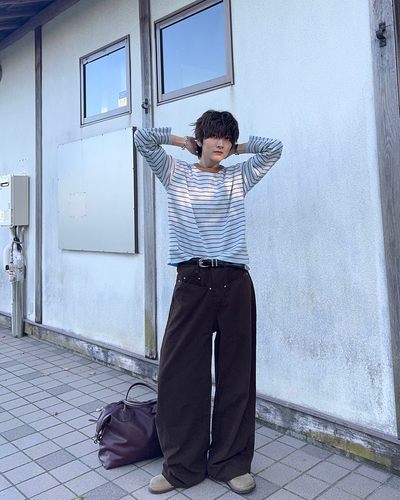 ボーダーニットロンT SY0138