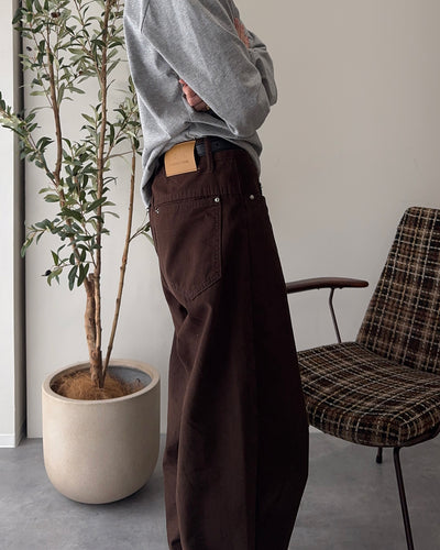 シルバーリベットカーブパンツ SY0140