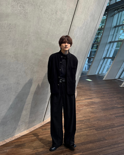 タックストレートコーデュロイパンツ SY0184