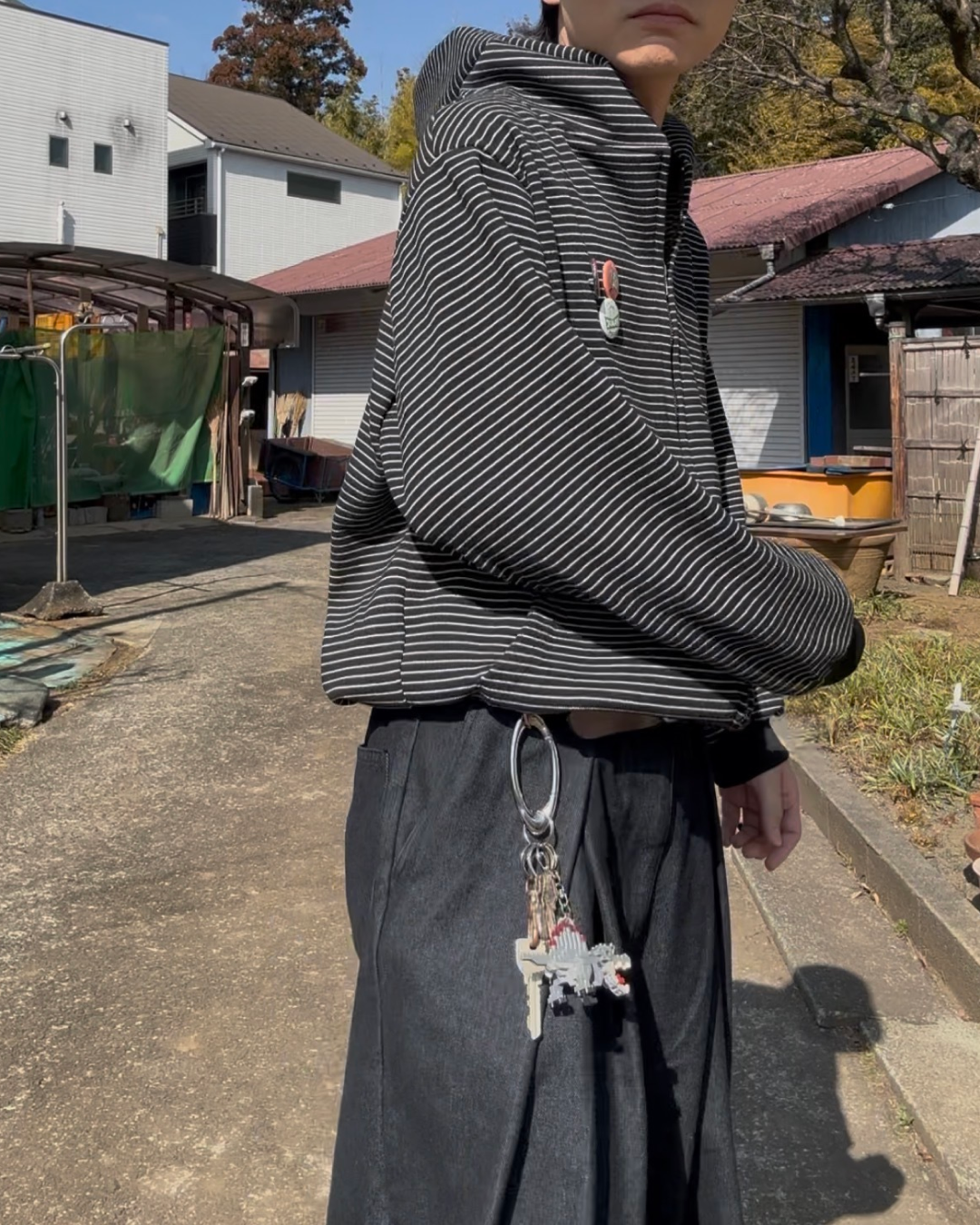 グランジボーダールーズフーディー SZ0009