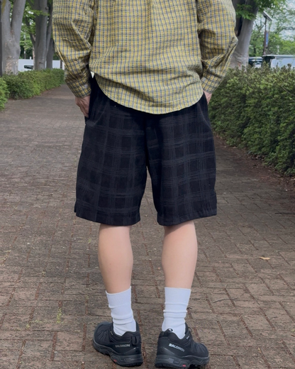 カジュアルチェックイージーハーフパンツ SZ0014