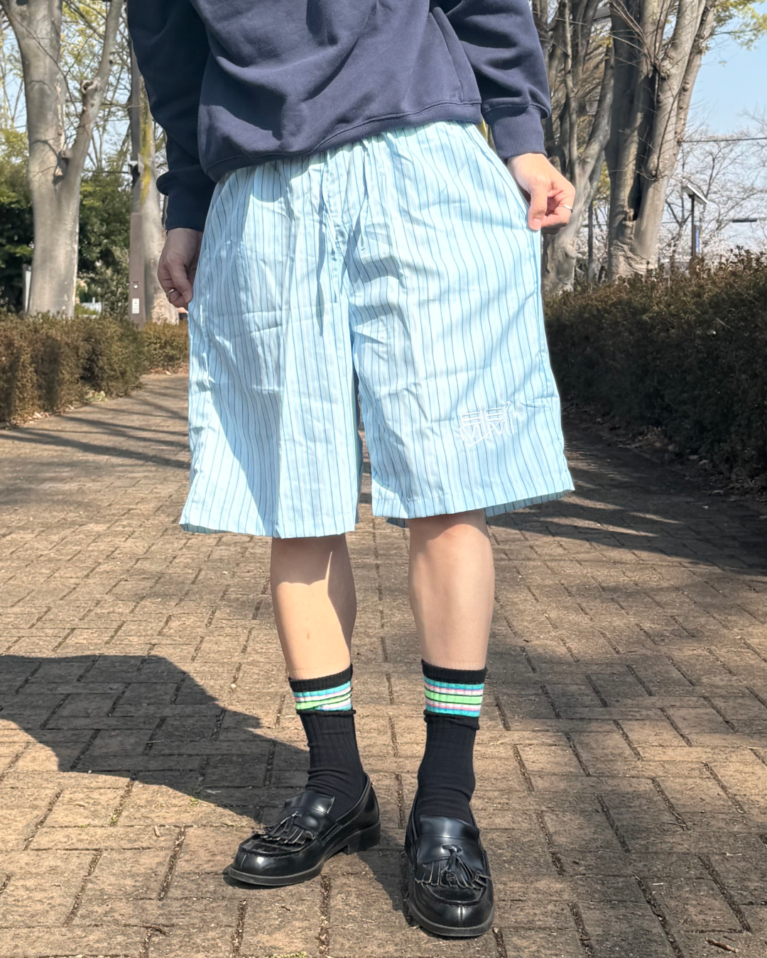 ストライプハーフパンツ SZ0015
