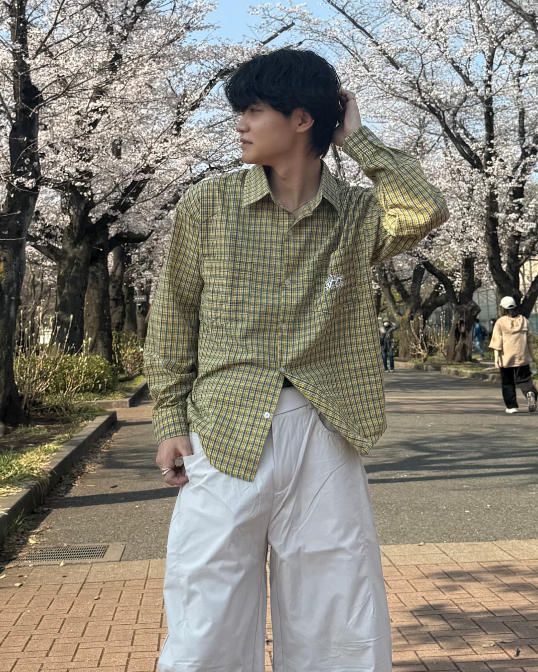 イェローミニチェックシャツ SZ0042